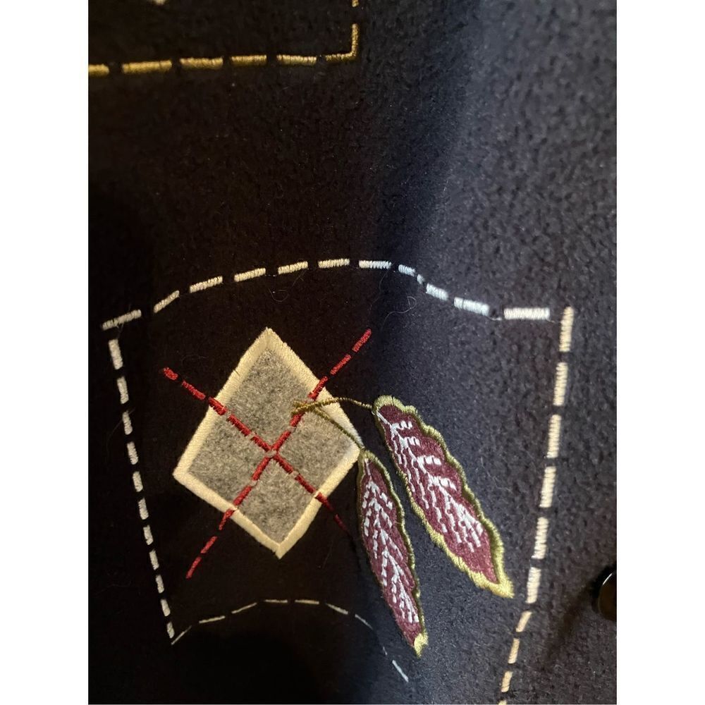 Classic Elements Fall Appliqué Jacket 2X - Picture 8 of 14